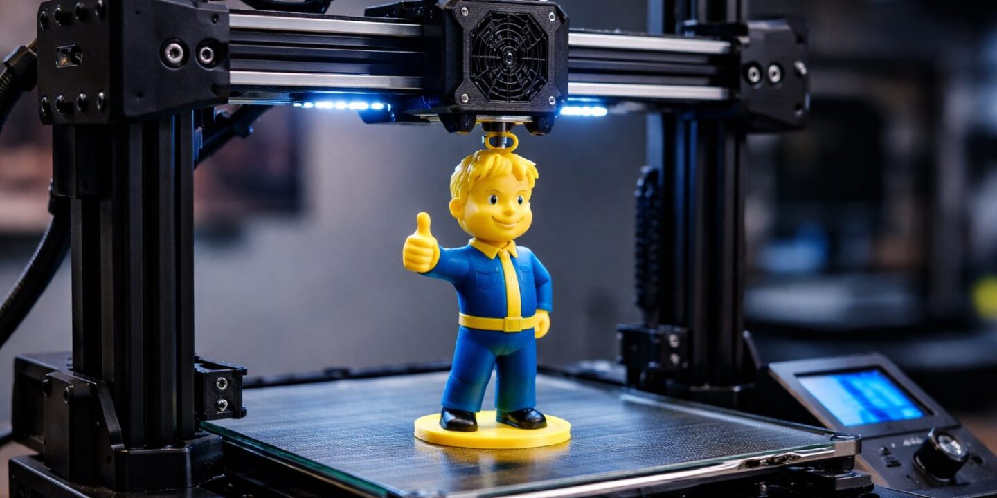3d printet fallout figur