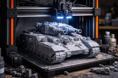 3D print af Warhammer kampvogn
